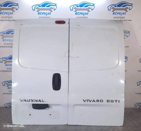 PORTA TAMPA MALA OPEL VAUXHAL VIVARO RENAULT TRAFIC NISSAN PRIMASTAR PUXADOR FECHO 3°STOP - 1