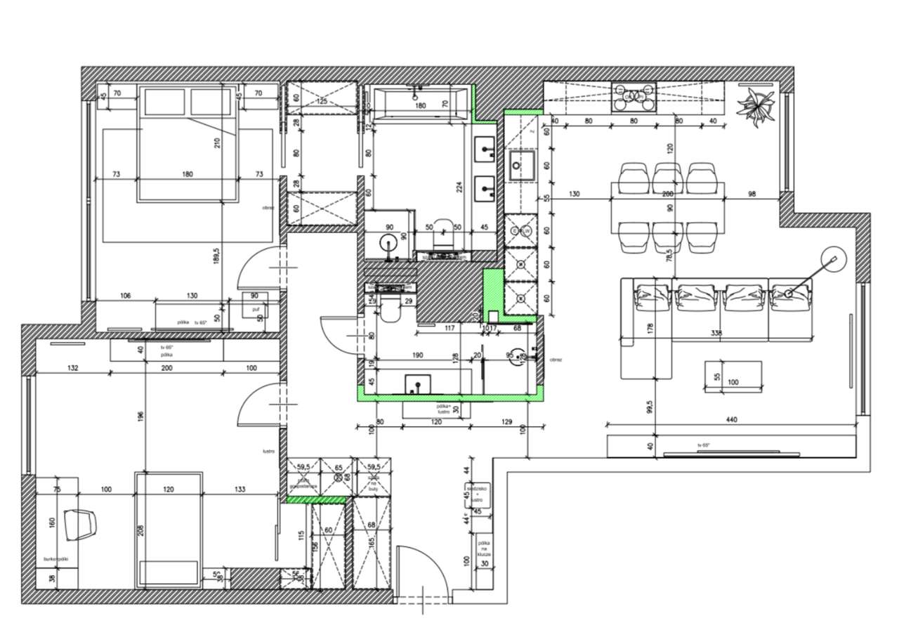 Świeżo wykończony | 102 m² | 3 pokoje | Miasteczko Wilanów-19