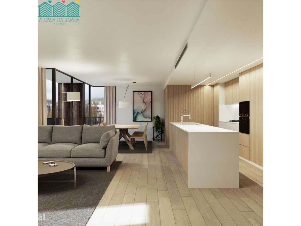 Apartamento T3 com Lugares de Garagem em Esgueira - Grande imagem: 4/9