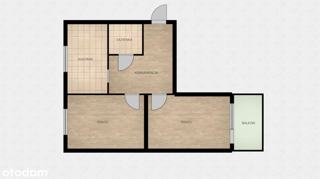 2 pokoje z balkonem i komórką lokatorską w Piasecznie. - Pełny obrazek: 5/13