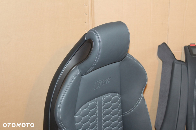 Fotele komplet SKÓRY Audi A4 Rs4 8W B9 LIFT - 10