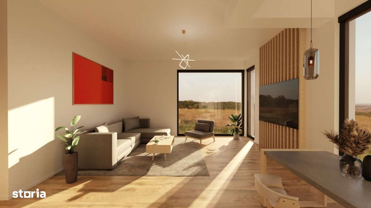 Casa cuplata cu panorama spre aeroport si oras-9