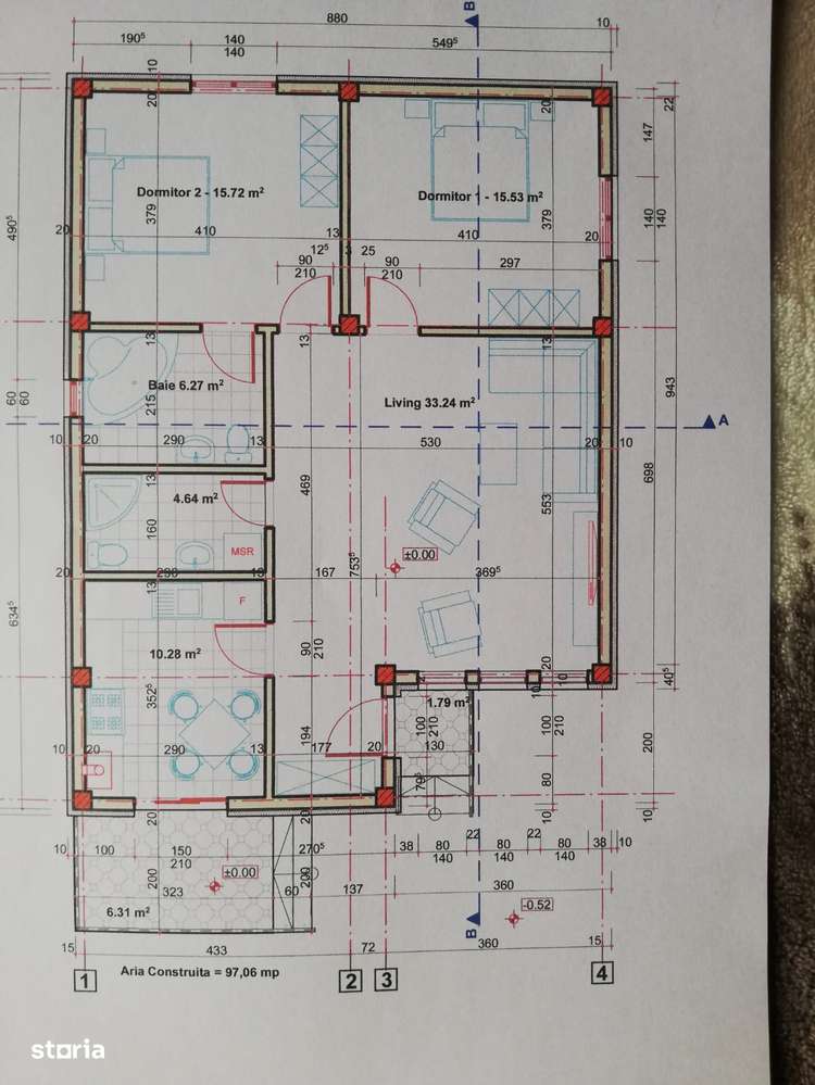Pantelimon Ilfov p+pod pe placa de beton,3cam,2bai,300mp,comision 0% - Imagine principală: 4/8