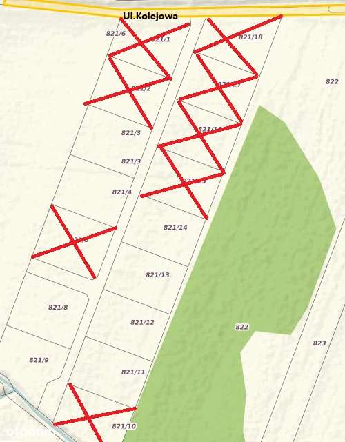 Działka budowlana .  Sprzedam działki budowlane w Obrzycku - Pełny obrazek: 5/17