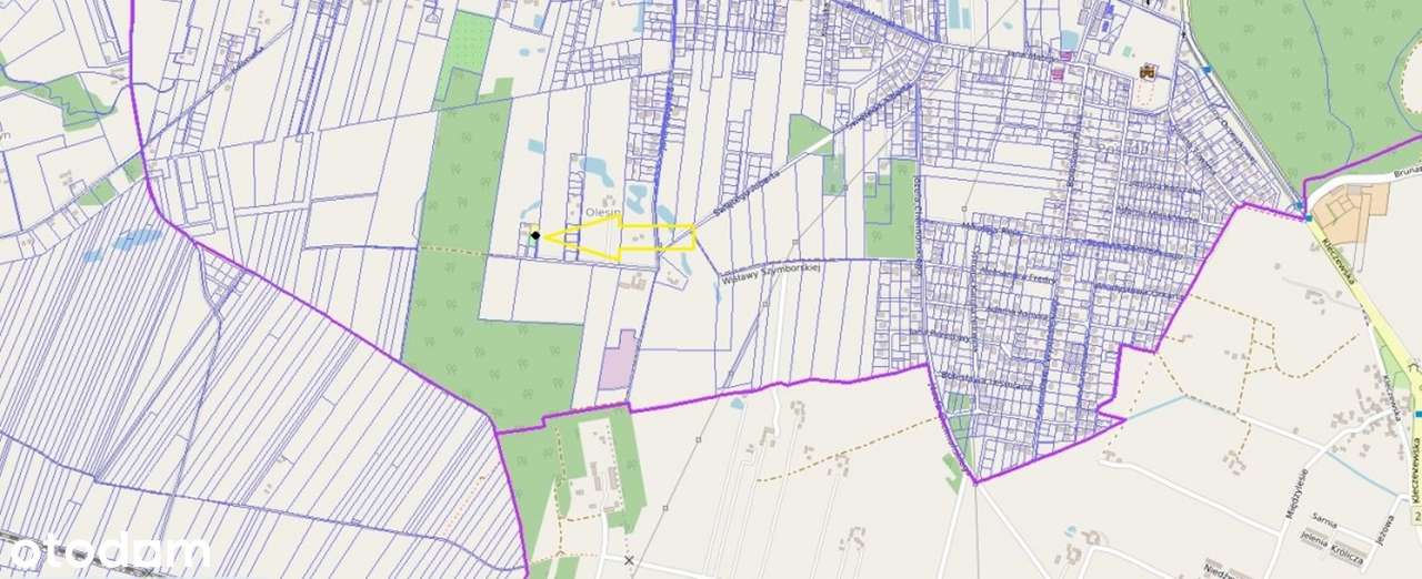 Na sprzedaż 2 działki budowlane w pobliżu lasu-Olesin, gm. Kazimierz B - Pełny obrazek: 4/6