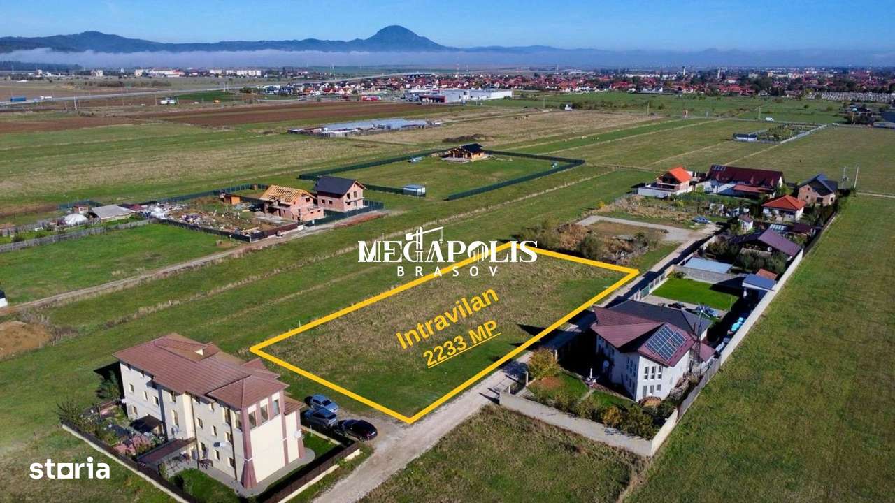 BRASOV -  RASNOV   Teren 2233 mp  intravilan - Imagine principală: 2/5