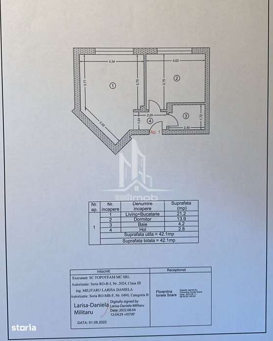 Popesti Leordeni-doua camere tip studio - Imagine principală: 2/15