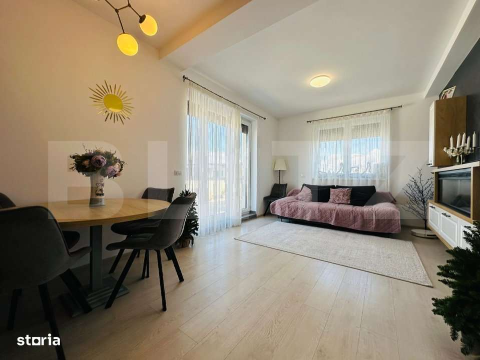 Penthouse LUX pe un singur nivel, cu 3 camere, 79 mp, decomandat, zona - Imagine principală: 2/14