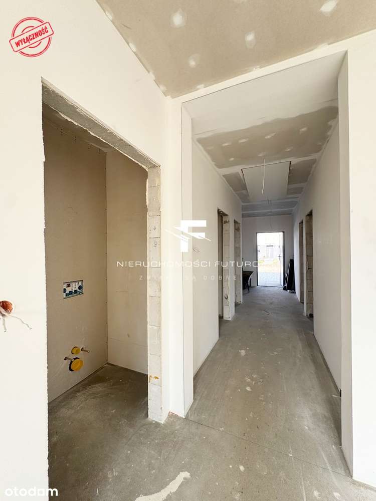 Nowoczesny parterowy dom pompa ciepła rekuperacja Dąbrowa-13