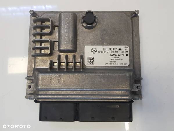 KOMPUTER sterownik ECU silnika 1.2TDI VW AUDI SKODA SEAT IBIZA FABIA POLO LUPO A2 03P906021AA - 1