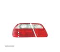 FAROLINS PARA MERCEDES CLASSE E W210 95-99 VERMELHO BRANCO - 1