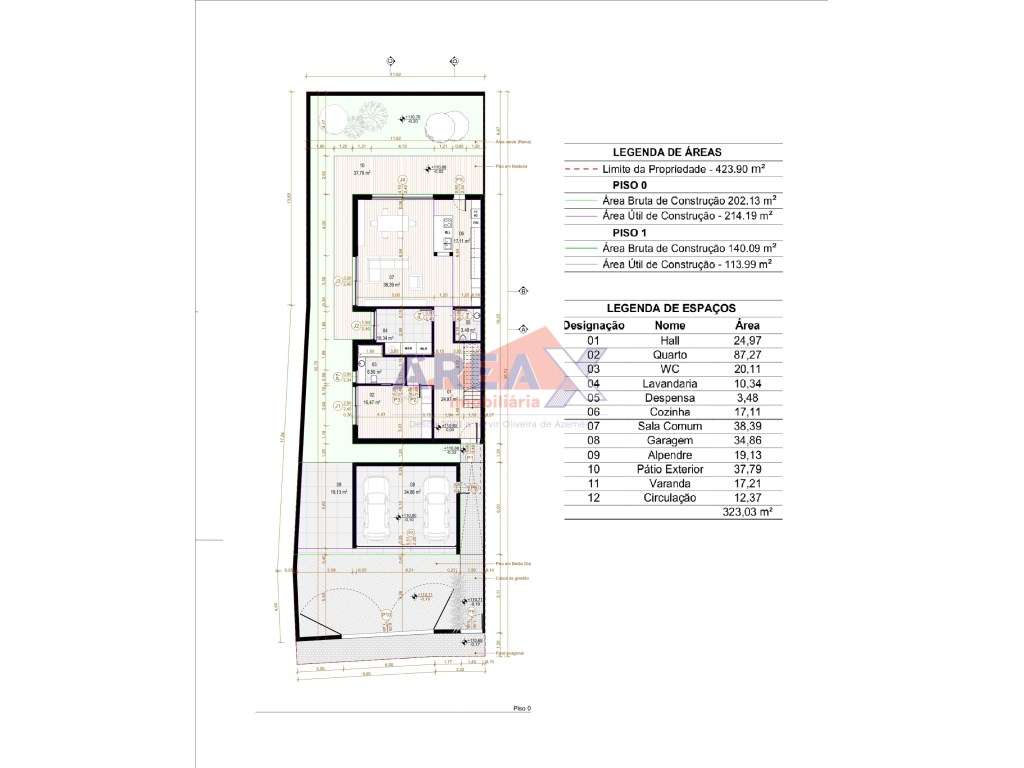 Moradia geminada T4, de arquitetura contemporânea-16