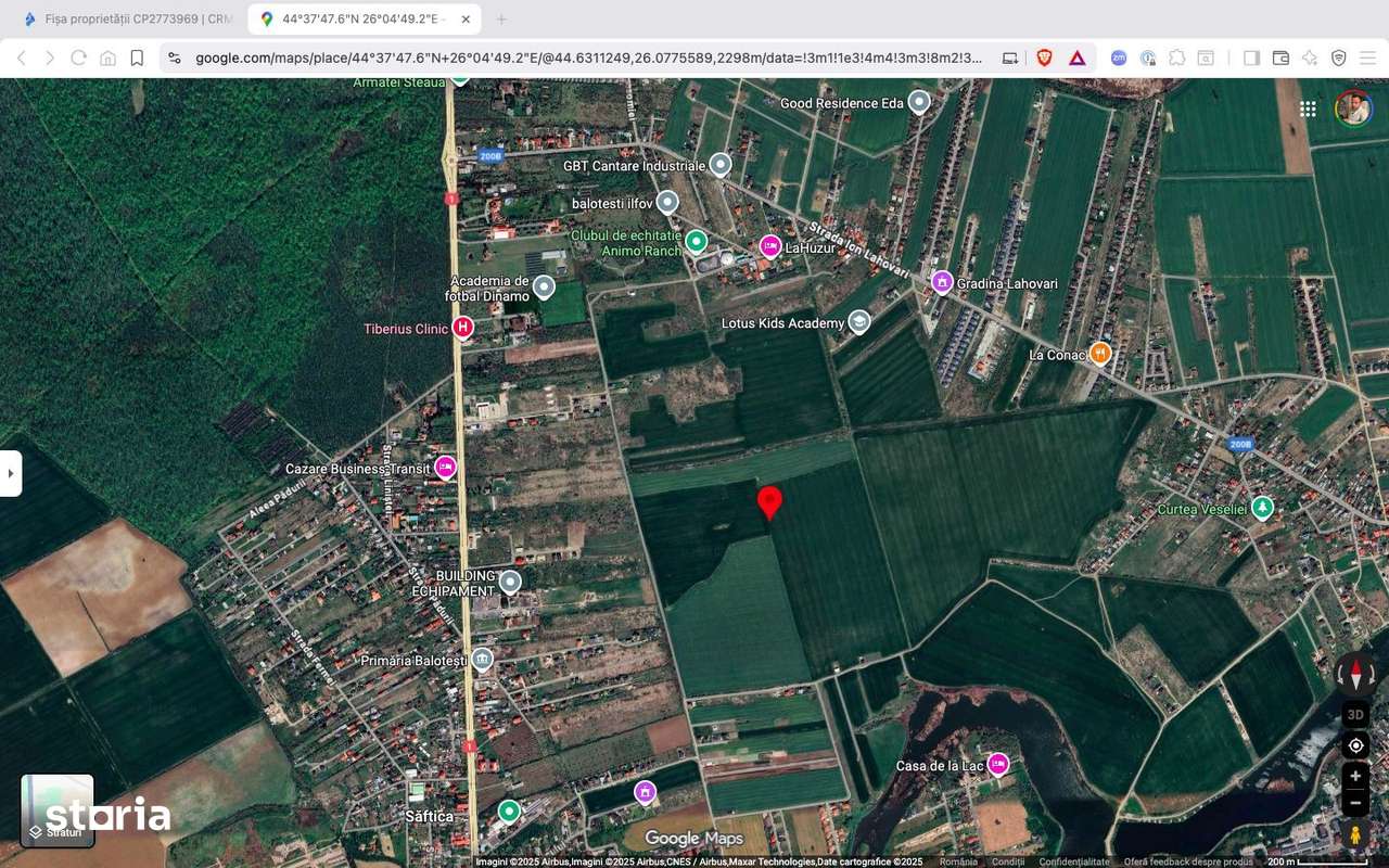 Teren extravilan 18.200 mp Saftica Balotesti-2