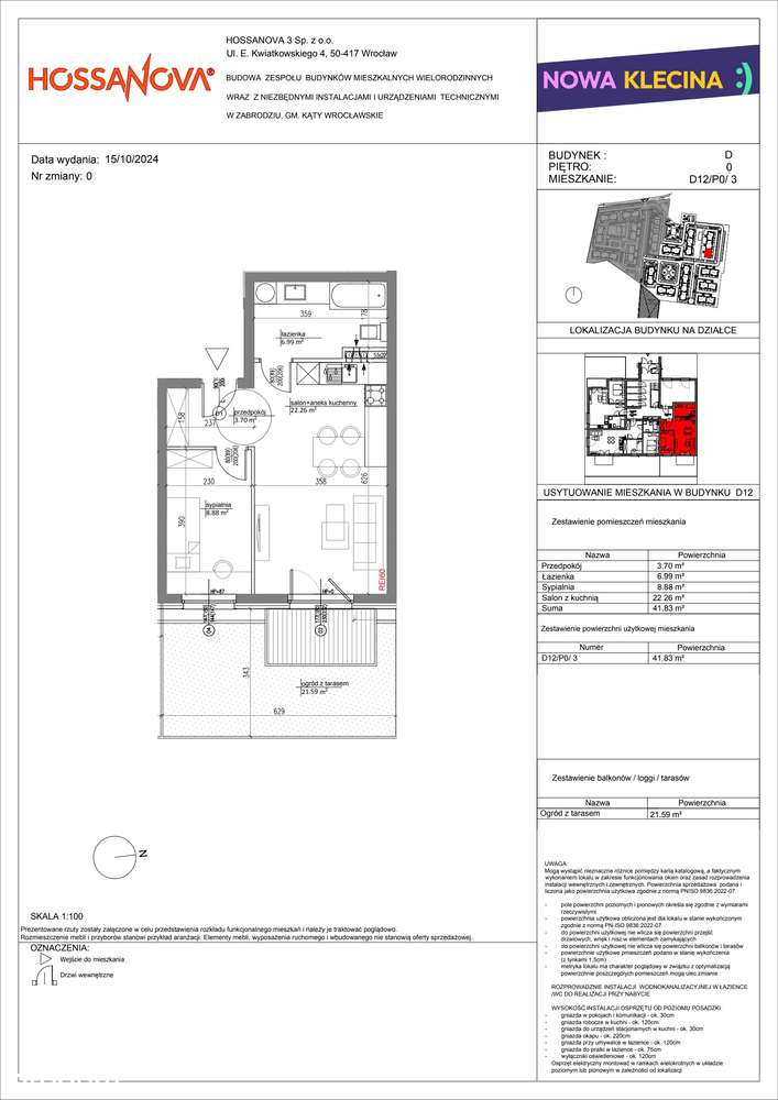 Nowa Klecina | mieszkanie 2-pok. | Ogródek - Pełny obrazek: 2/8