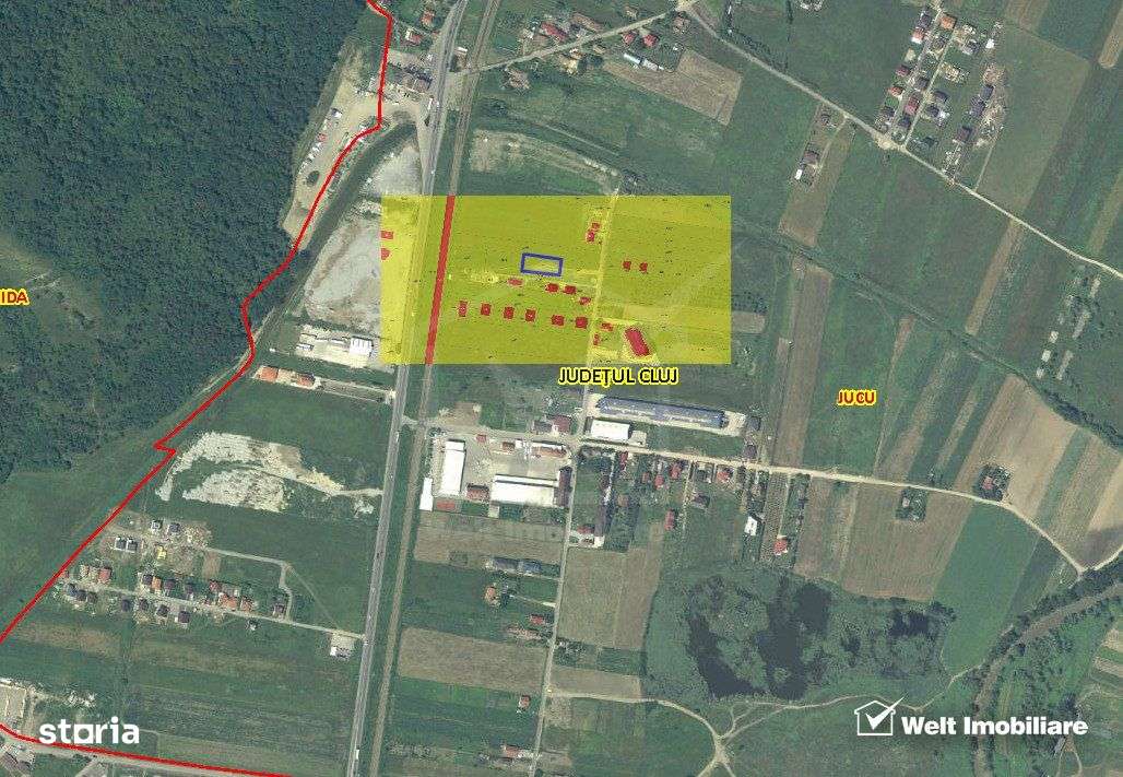 Oportunitate investitie, teren Jucu, PUZ aprobat ! - Imagine principală: 4/7