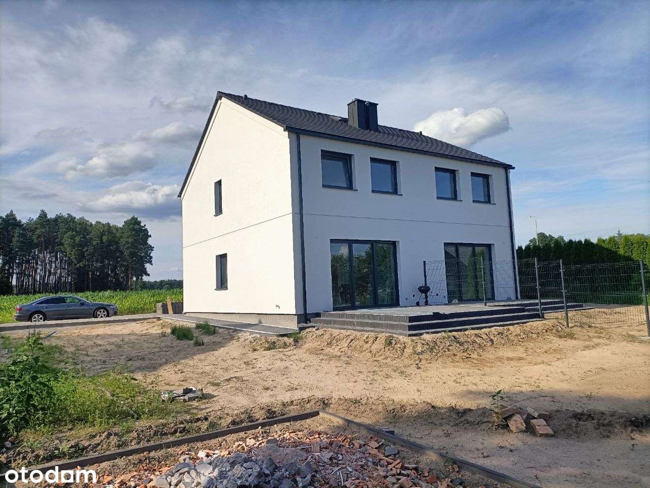 Domy w Czmońcu przy lesie i Warcie, pompa ciepła-2