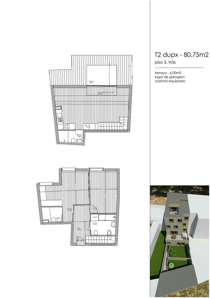 VILLA 458 - Tipologias T0 a T2 Duplex em Matosinhos, Senhora da Hora j