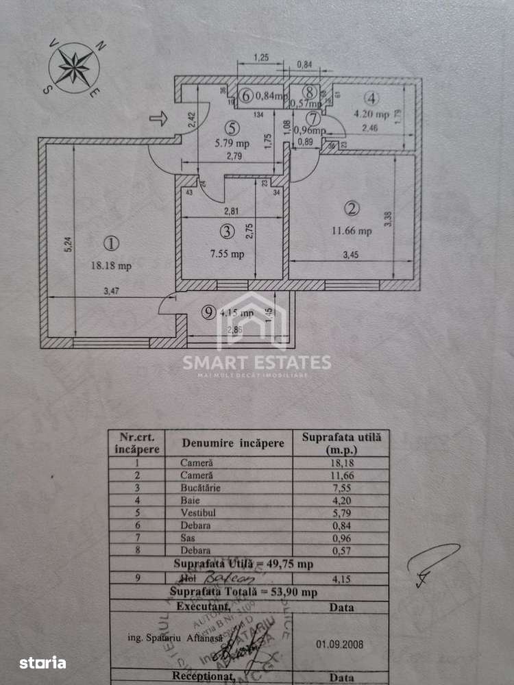 2 camere Pta Alba Iulia| etaj1 |bloc 1986-7