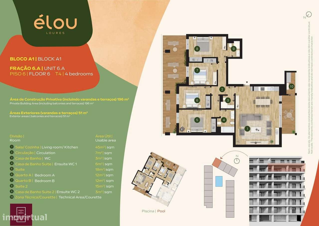 Apartamento T4 com jardim, Loures - Grande imagem: 5/19