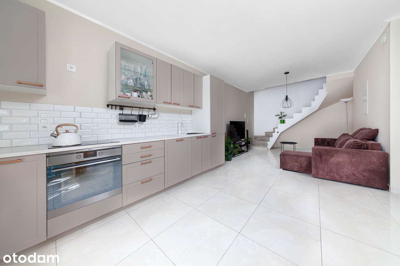 Nowoczesny Dom w zabudowie szeregowej 70 m2, 4 pokoje, ogród-2