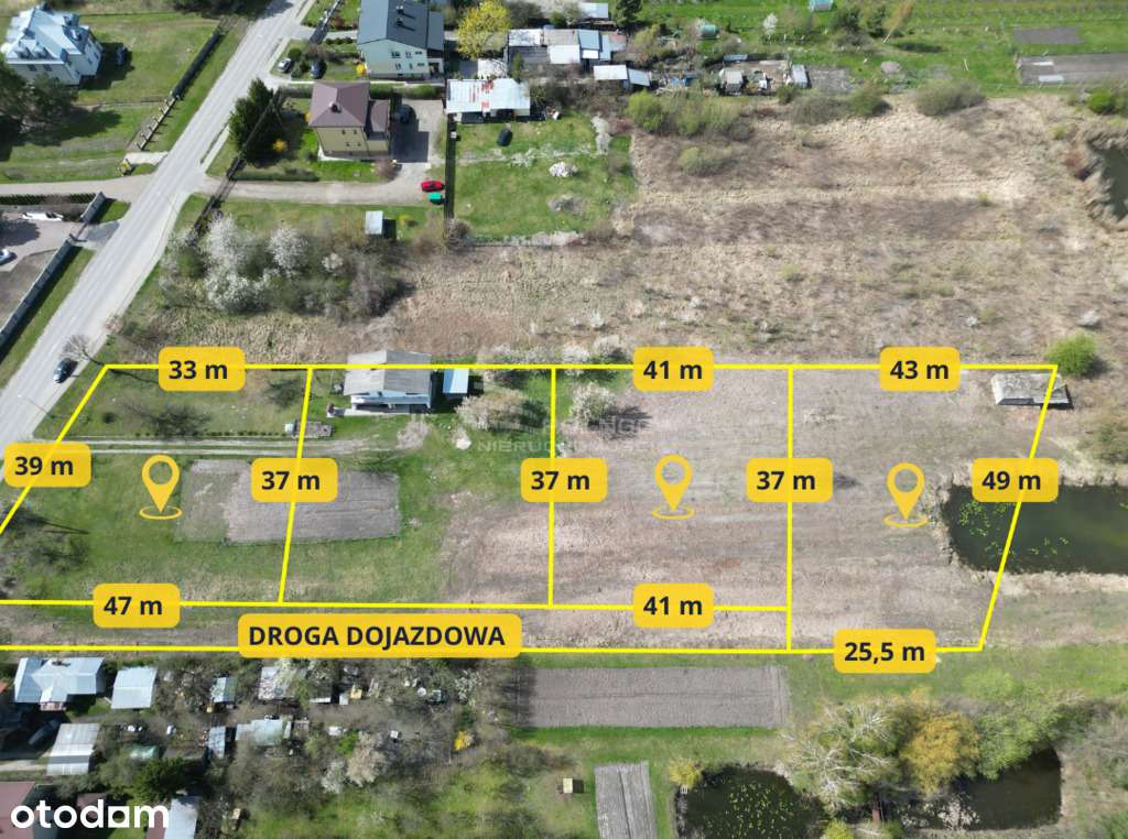 Działki budowlane przy ul. Zielonej w Pokrówce! - Pełny obrazek: 4/6