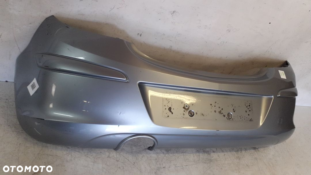 ^ ZDERZAK TYŁ TYLNY DO OPEL CORSA D Z163 SZARY 5D 5 DRZWI HB - 4