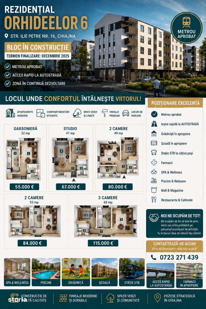 Apartamente Noi Chiajna | 1, 2 și 3 Camere |De la Comision 0% — fotografia 2