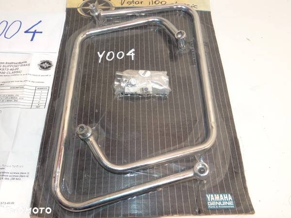 YAMAHA XVS DRAG STAR V-STAR CLASSIC 1100 V STAR STELAŻ MOCOWANIE POD SAKWY Y004 - 2