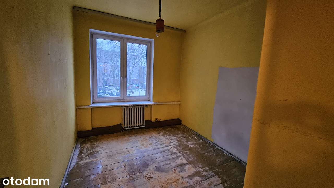 2 pok. 46,5m2 wysokie 2,70m blok z cegły ogrodzony/ Marynarska-1