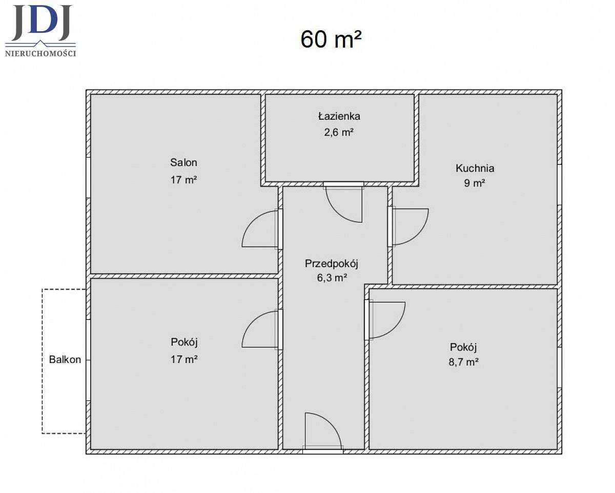 MIESZKANIE 60 M2. PIĘTRO IV. CHEŁM. LUBELSKIE - Pełny obrazek: 2/12