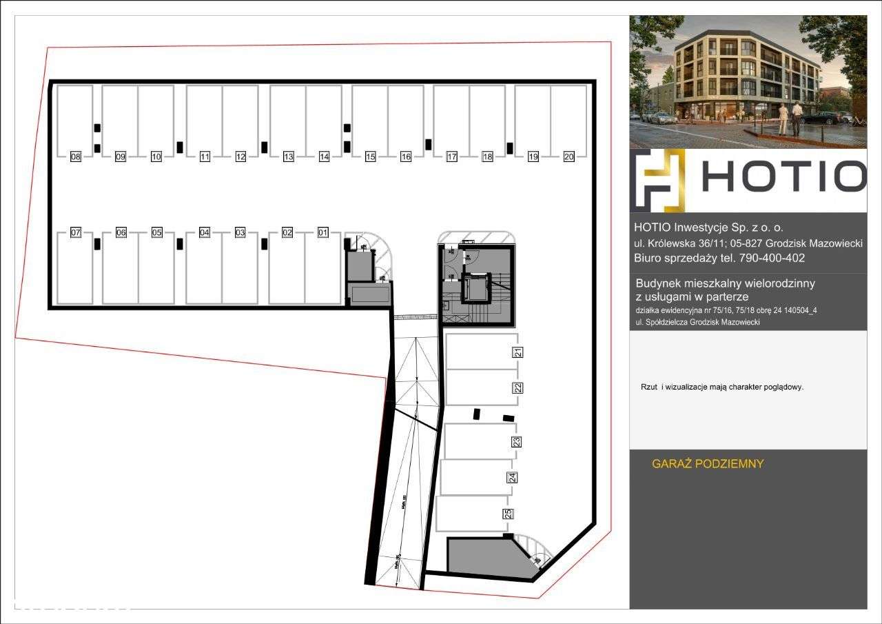 Grodzisk Maz., ul. Spółdzielcza - 2 pokoje M12 - Pełny obrazek: 2/10