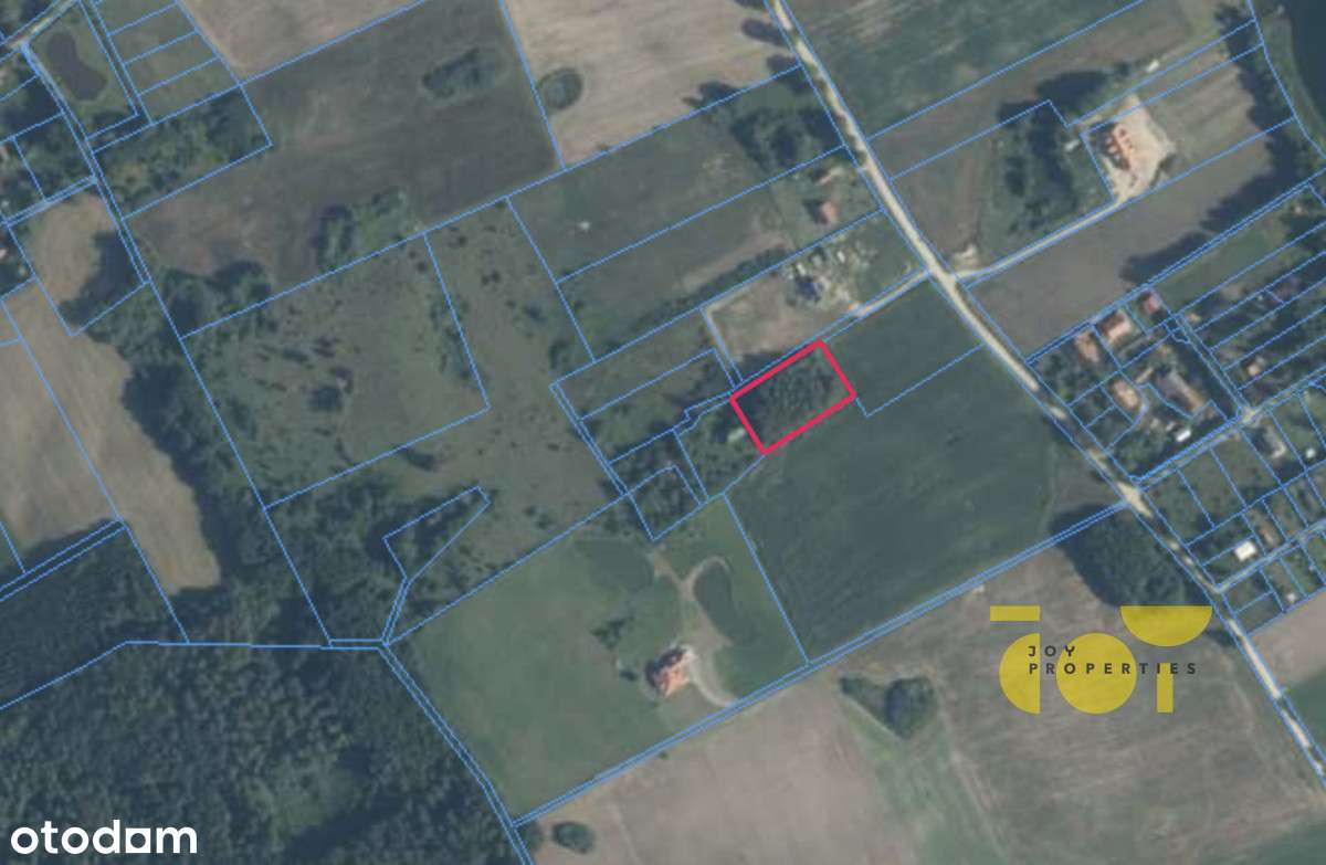 Bogaczewo - działka leśna - pod zabudowę