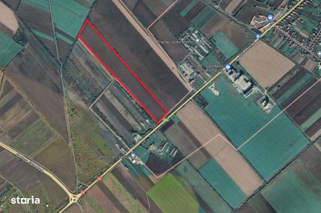Teren intravilan industrial 11 hectare cu utilitati Botizului - Imagine principală: 4/4