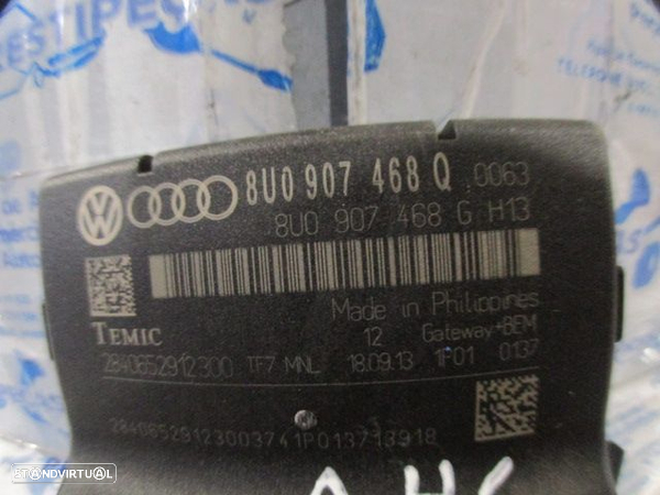 Modulo 8U0907468Q 8U0907468G AUDI A1 SPORTBACK 8X FASE 1 2013 1.6TDI 105CV 5P PRETO Módulo Gateway - 3