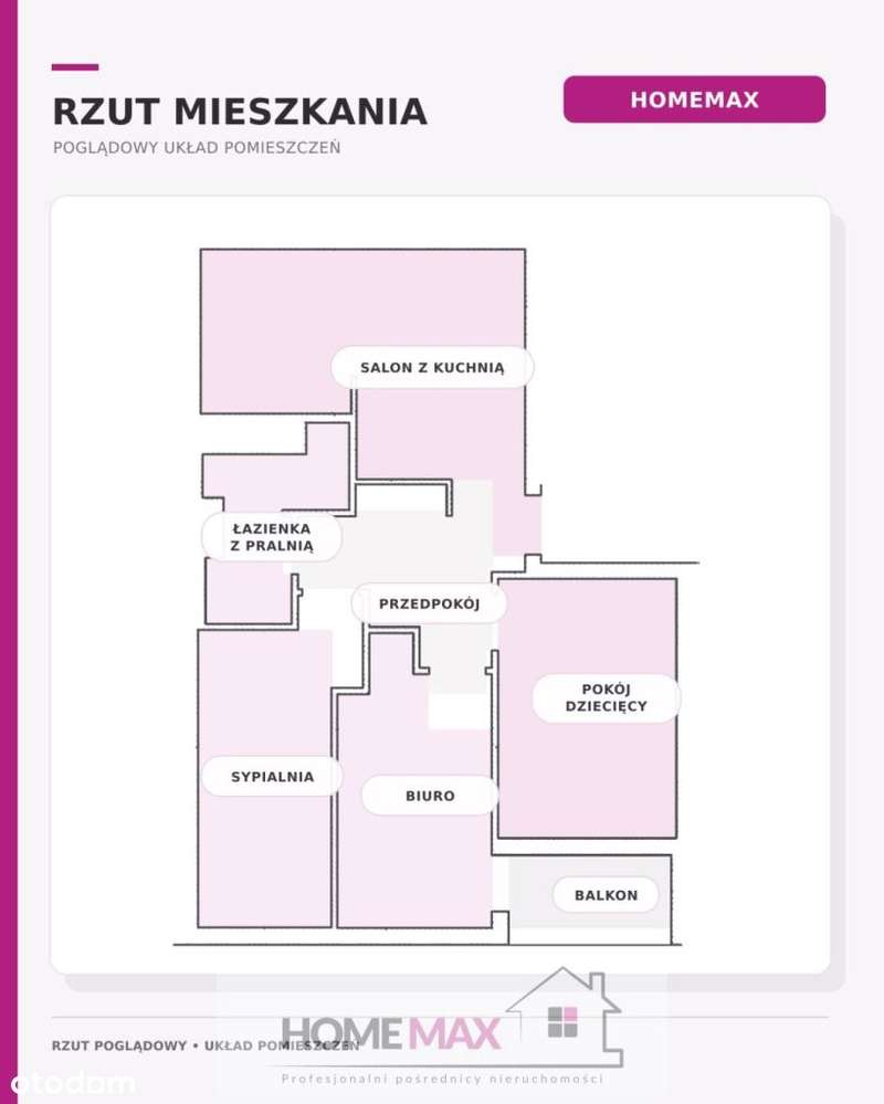 Mieszkanie 4-pokojowe z balkonem, osiedle Kopernik-19