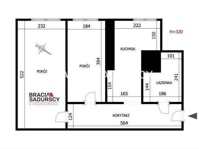 2 Pokoje 36M Rakowicka Inwestycyjne Blisko Centrum - Pełny obrazek: 3/20