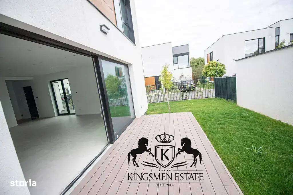 Casă modernă în Otopeni, curte 200 mp, 4 camere, cartier select - Imagine principală: 3/17