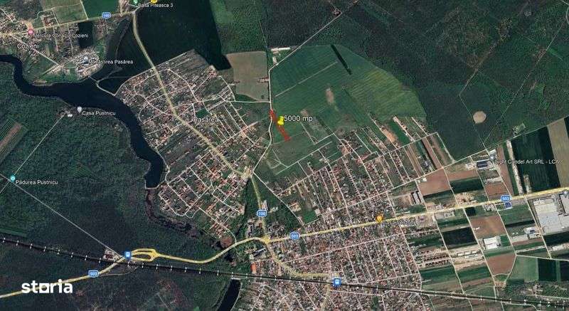 TEREN Intravilan Branesti Ilfov - Imagine principală: 4/7