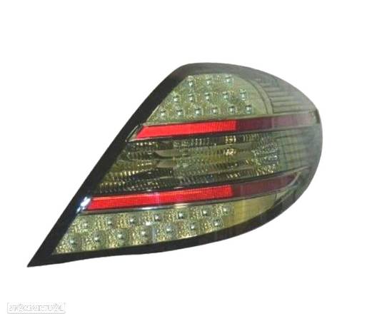 FAROLINS TRASEIRA LED PARA MERCEDES SLK R171 04-11 CROMADO - 2