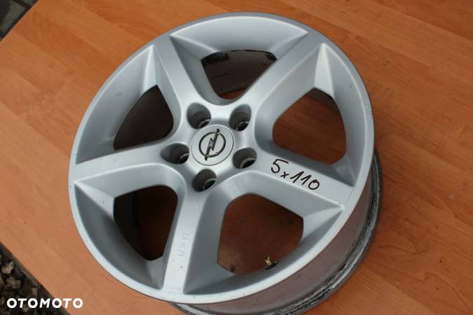 FELGA ALUMINIOWA OPEL VECTRA C ASTRA H ZAFIRA B SIGNUM 17 CALI OPEL 5×110 ET39 - 4