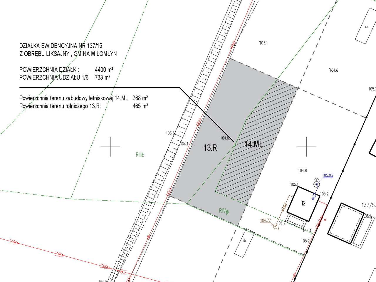 Działka budowlana w Liksajnach położona 250 m od Jeziora Ruda Woda-2