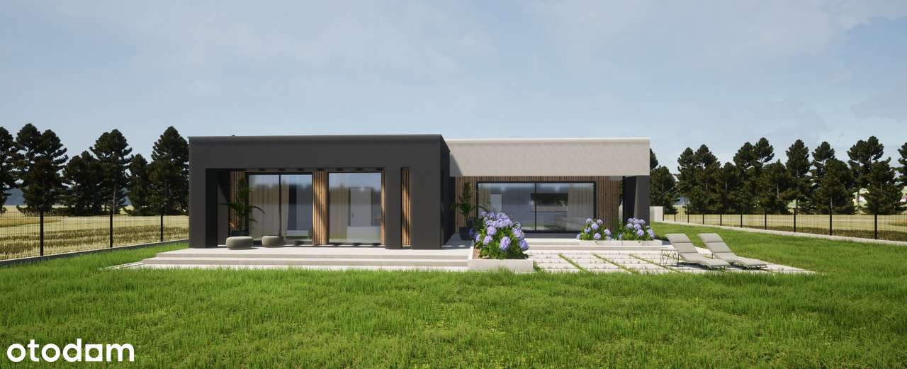 Dom z płaskim dachem, nowoczesny pow. 218/2000 m2 - 4 pok-7