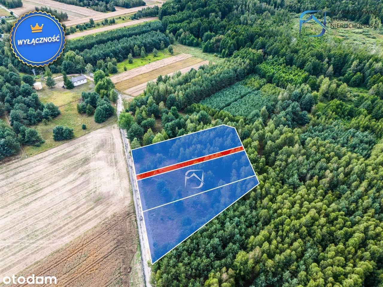 Trzy działki budowlane w Sernikach Kolonii - Pełny obrazek: 4/13