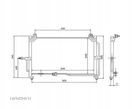 DAEWOO MATIZ 2001 - 05 CHŁODNICA KLIMATYZACJI - 1