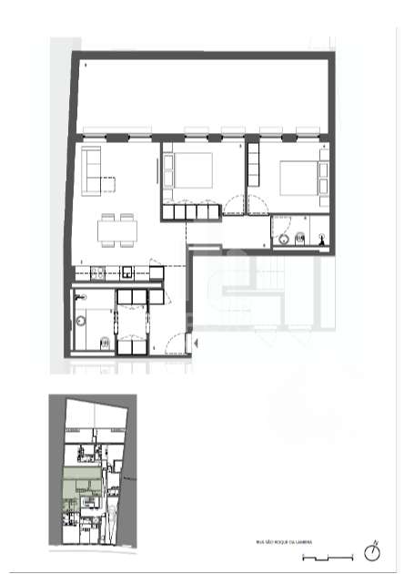 Apartamento T2 novo com terraço e 1 lugar de garagem - Grande imagem: 4/27