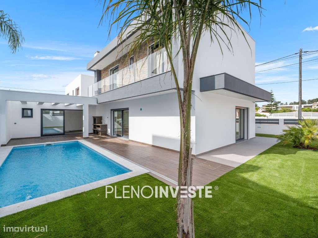 Fantástica moradia contemporânea isolada de gaveto V4 com piscina-0