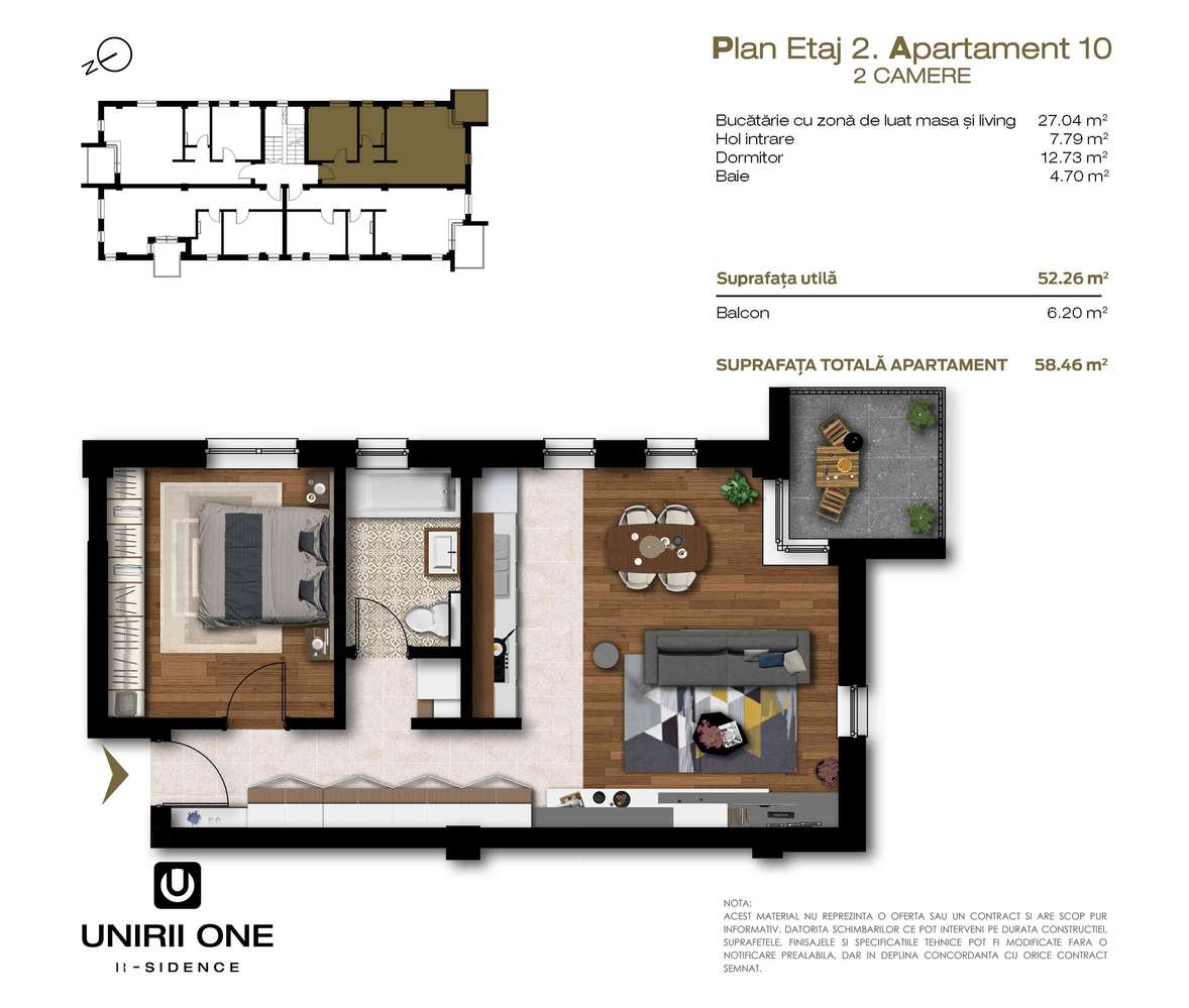 Apartament nou cu CF!-5