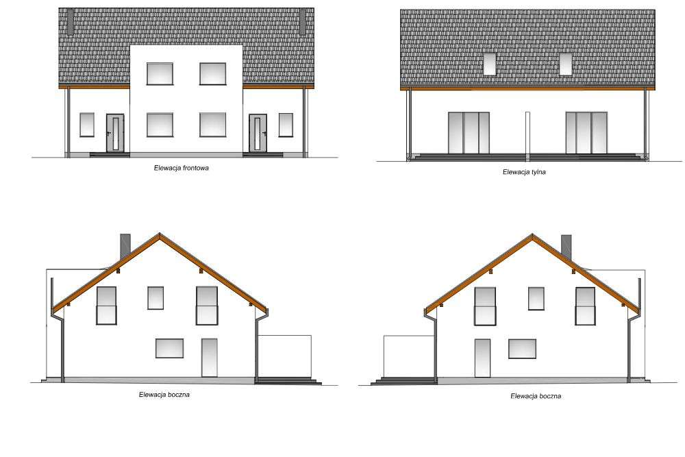 Lokale bliźniacze w Jezierzycach Kościelnych, ul. Szkolna-15