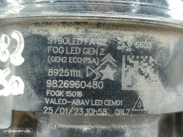 Farol Nevoeiro Esquerdo Citroen C4 Iii (Ba_, Bb_, Bc_) 20 - - 6