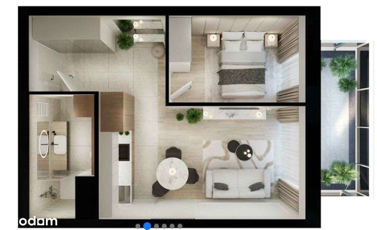 Nowe > 2 pokoje > 36,87 m2-0